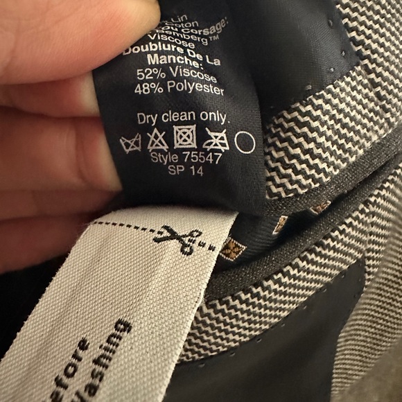 J.Crew Ludlow Slim Suit Jacket in Grey, 36S - Picture 7 of 7